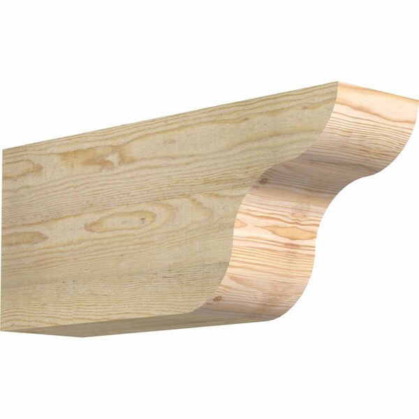 Ekena Millwork Carmel Rough Sawn Rafter Tail, Douglas Fir, 6"W x 10"H x 24"L RFT06X10X24CAR00RDF - main